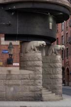 Portalskulptur i Norrköping